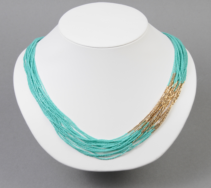 Multi-Strand Seed bead necklace